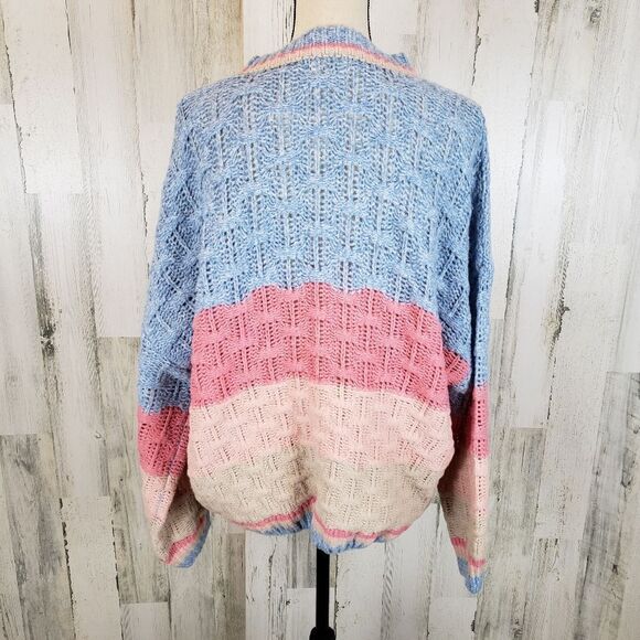Bibi Colorblock Chunky Sweater Sz XL - Picture 5 of 8